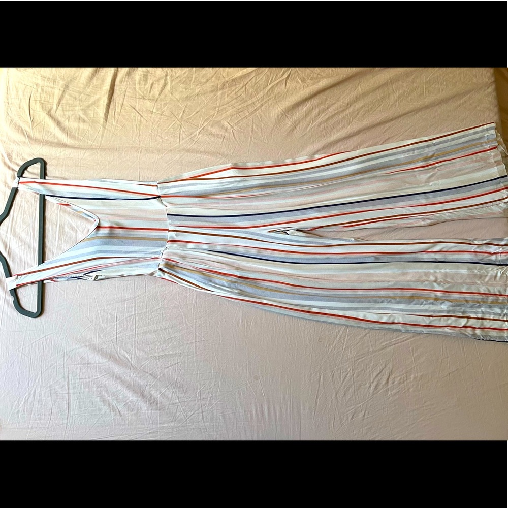 Arc n Co- Multicolor pinstripe jumpsuit